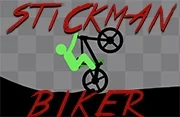 Grafika tytułowa gry Stickman Biker