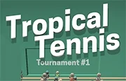 Grafika tytułowa gry Tropical Tennis